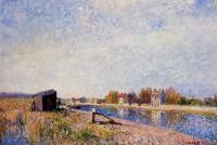 Sisley, Alfred - The Loing at Saint-Mammes